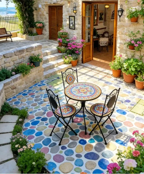 Nice mosaic bistro set1 Nice mosaic bistro set1